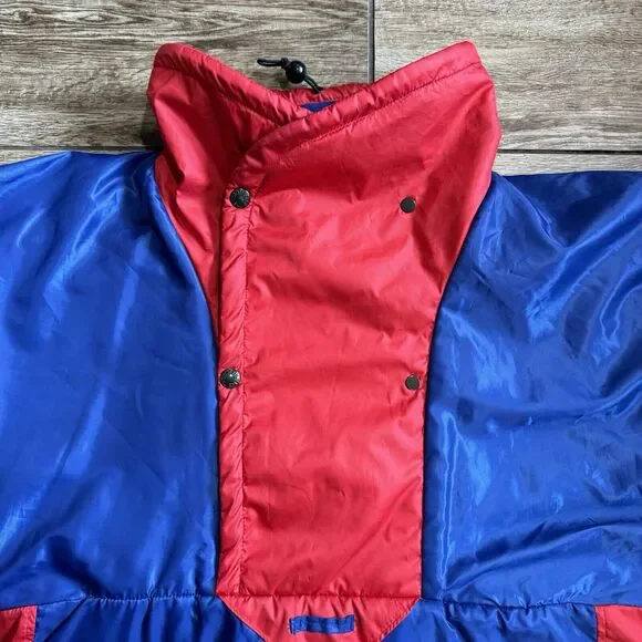 Vintage The North Face Color Block Reversible Pullover size Medium Anorak Jacket